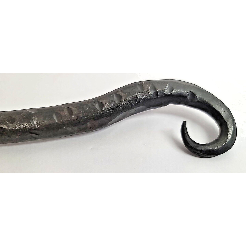 Hand Forged Iron Primitive Candle Snuffer- 15.25" Long - Picture 3 of 6